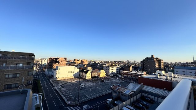 洋伸竹ノ塚マンションの展望