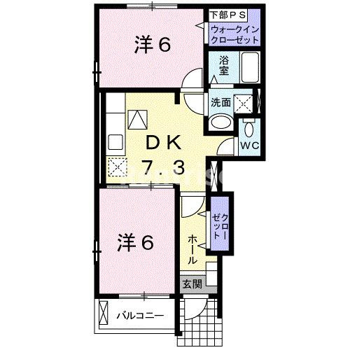 グランツＢの間取り|間取図