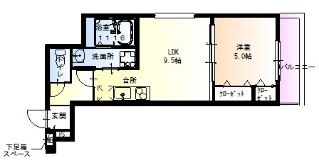 【間取り】 | フジパレス高槻城跡公園前