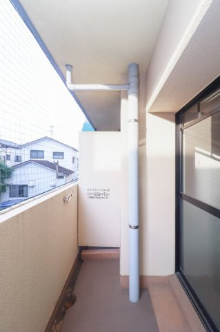ダイナコート久留米本町のバルコニー