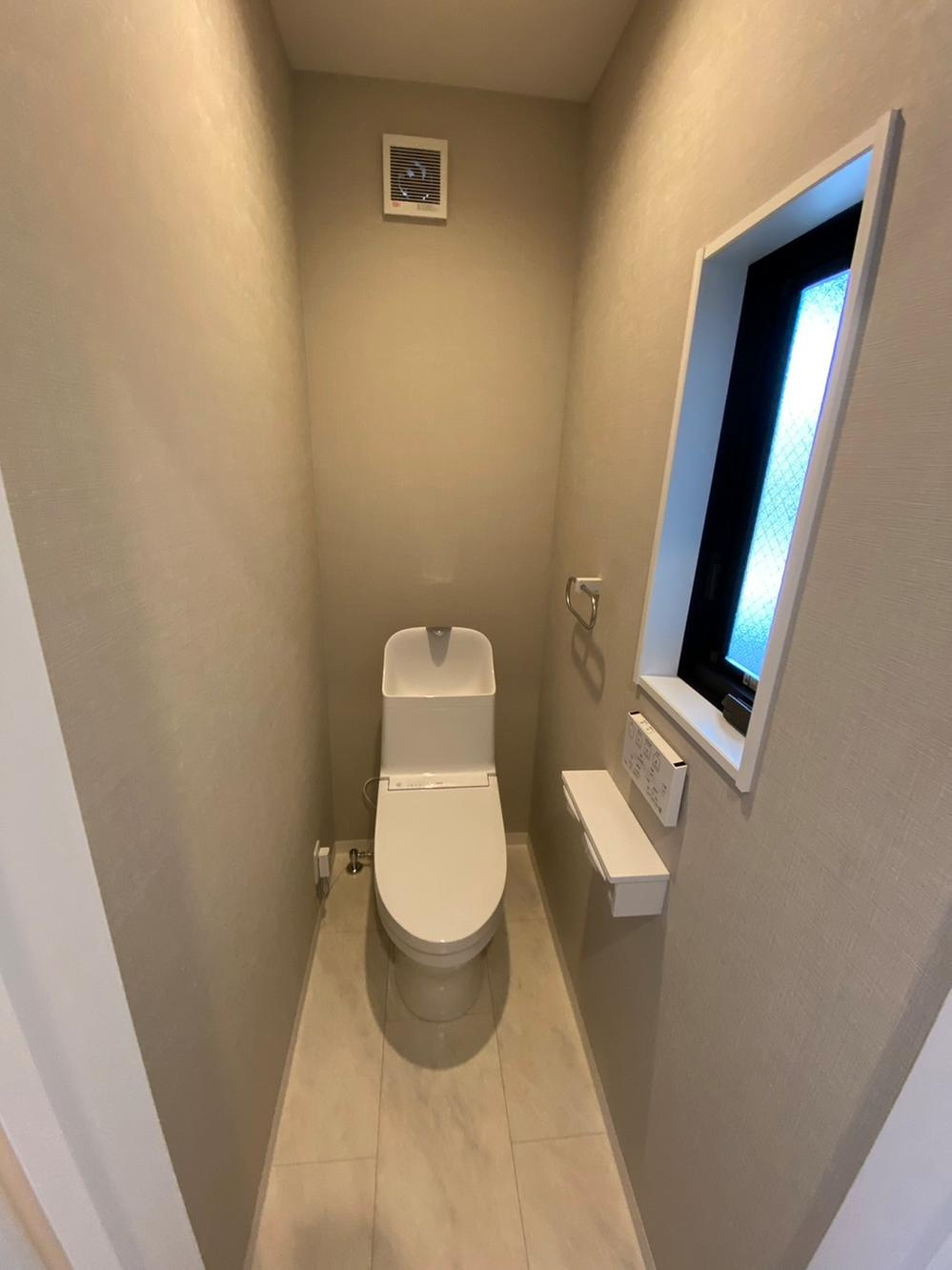 【新築戸建】長岡京市馬場見場走り「長岡京駅」2LDK+Sのトイレ