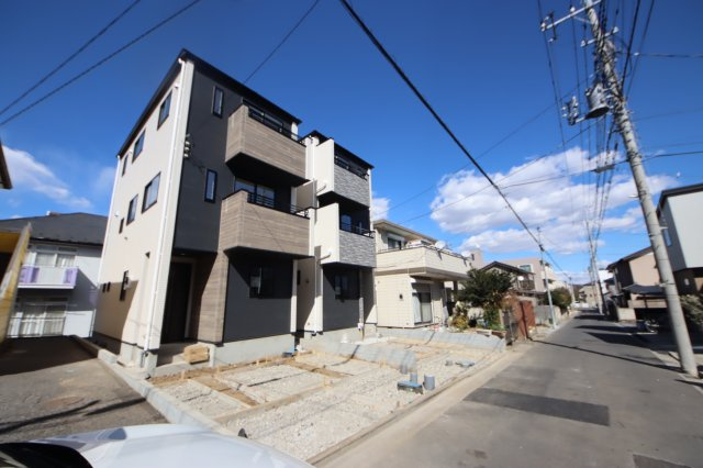 《仲介手数料無料》大宮区堀の内町１丁目476-2新築一戸建てケイアイスタイルの外観|撮影日 2025年2月20日 12:50 晴れ