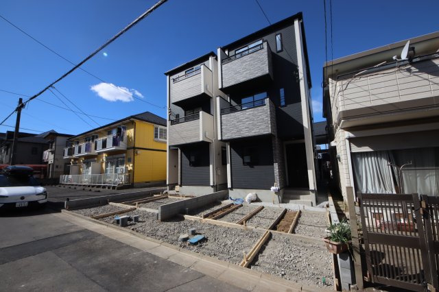 《仲介手数料無料》大宮区堀の内町１丁目476-2(1号棟)新築一戸建てケイアイスタイルの外観|撮影日 2025年2月20日 12:50 晴れ