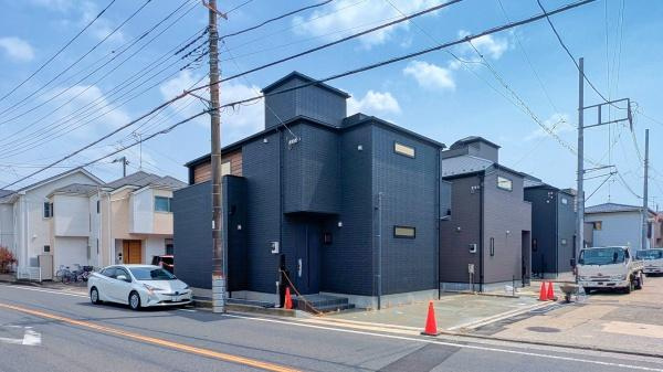 横浜市港北区新吉田東５丁目の新築一戸建の外観|陽当りの良さが伝わります！
是非、現地にてご確認下さい。