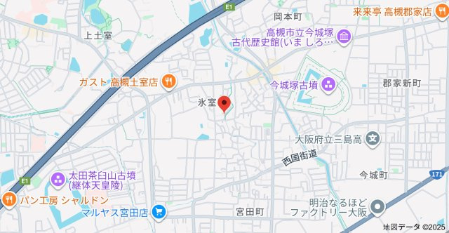 リバリティーHIMURO2号館の地図