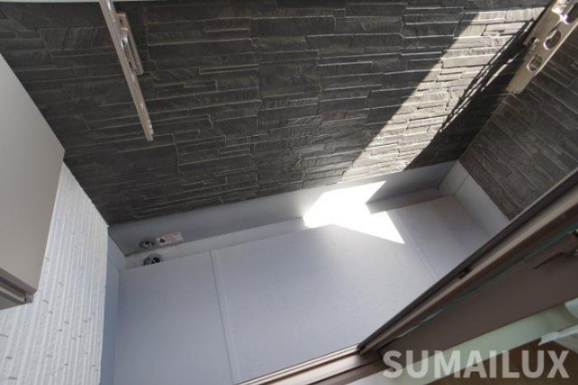 熊本市東区保田窪５丁目のアパートのバルコニー|写真は同施工会社の類似物件となります。