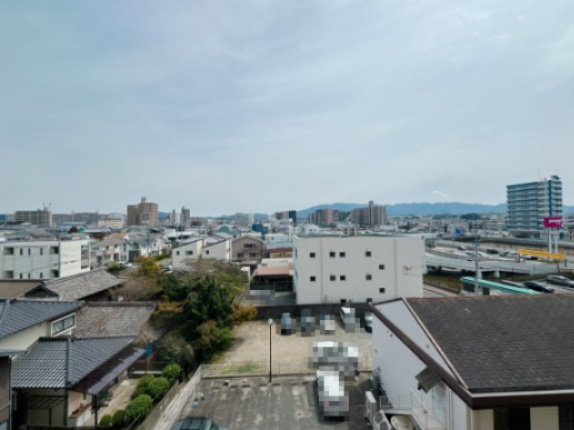 【展望】 | ロワールマンション福間☆仲介手数料無料☆ | 目の前には遮る建物がないので眺望・通風も良好です♪ 