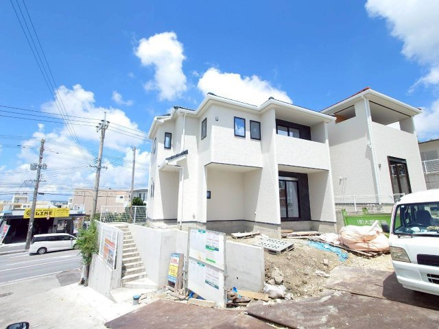 ◆◆うるま市江洲-1号棟（全2棟）の外観|9月完成予定　お気軽にお問い合わせください♪