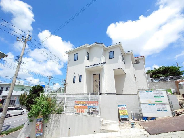 ◆◆うるま市江洲-1号棟（全2棟）の外観|9月完成予定　お気軽にお問い合わせください♪