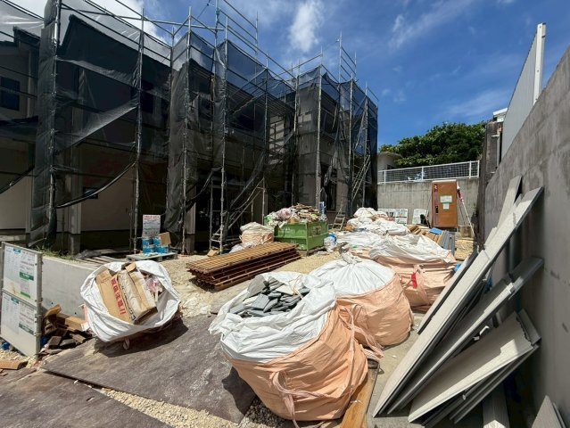 ◆◆うるま市江洲-2号棟（全2棟）の外観|9月完成予定　お気軽にお問い合わせください♪