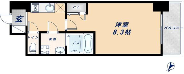 【間取り】 | エスリード難波ステーションプラザEI