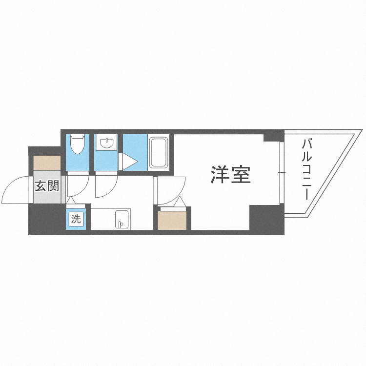 S-RESIDENCE堺筋本町Unoの間取り