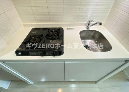 大阪市東成区中本２丁目の賃貸マンションのキッチン
