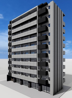 【外観パース】 | ＬＩＢＴＨ松山Ⅱ（ＧＣ） | ＬＩＢＴＨ松山Ⅱ（ＧＣ）★那覇市松山エリア