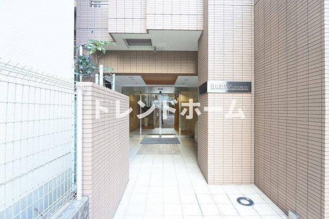 レジディア谷町のエントランス|選べる家電プランあり！！