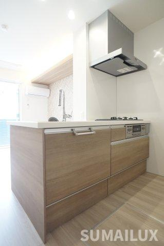 熊本市東区御領２丁目のアパートのキッチン