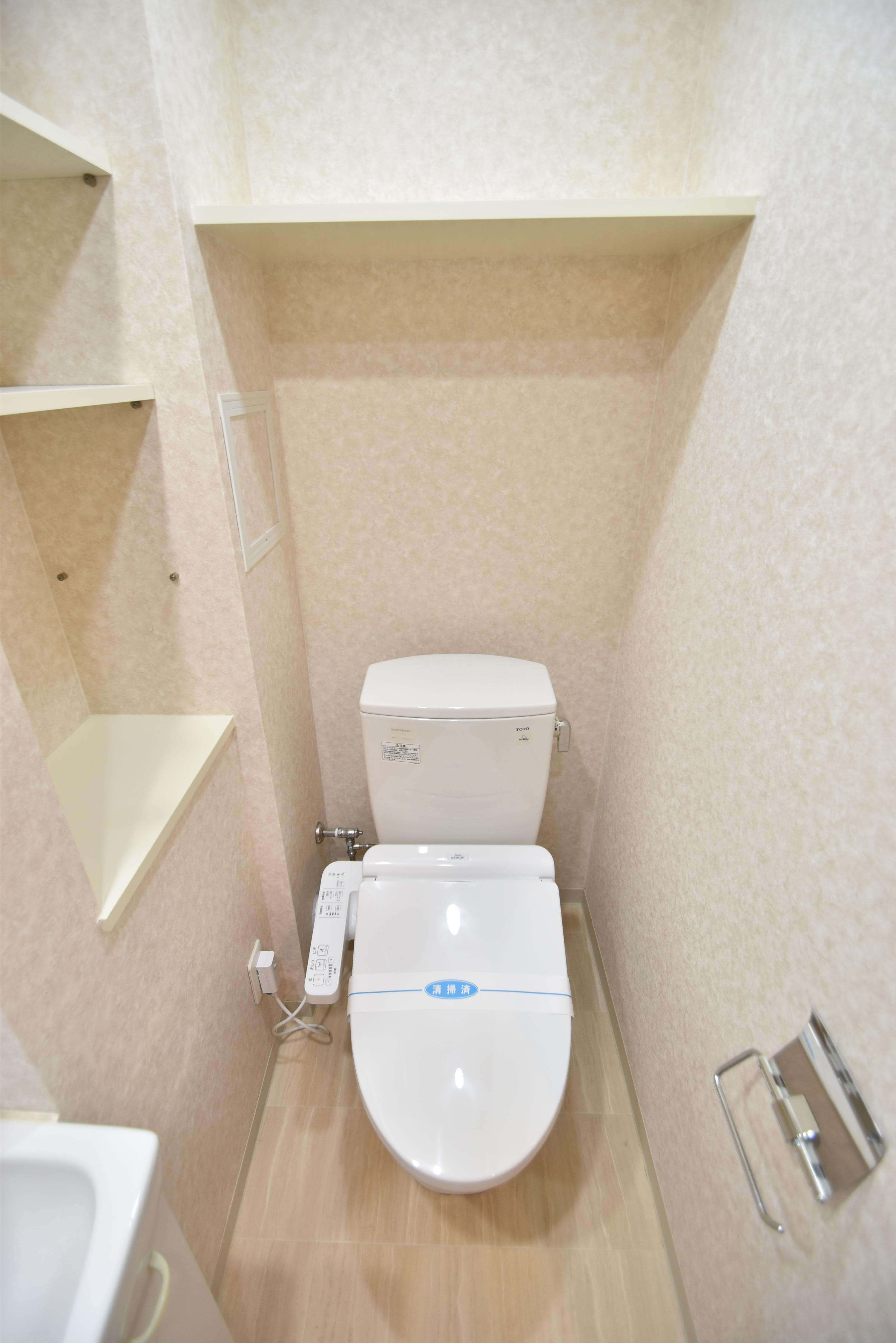 大阪市城東区鴫野西２丁目の賃貸マンションのトイレ