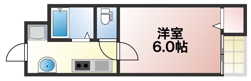 Clover住吉南の間取り