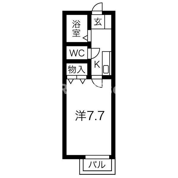 ウエストビレッジマーサの間取り