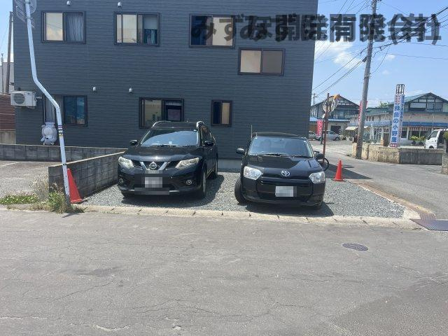 米沢市中央二丁目3-27の駐車場|飛び地部分の駐車場の様子