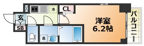 エスリード神戸ラ・コスタの間取り