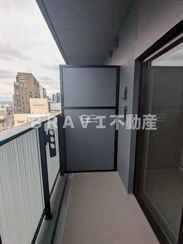 アーバネックス天満橋Frontのバルコニー