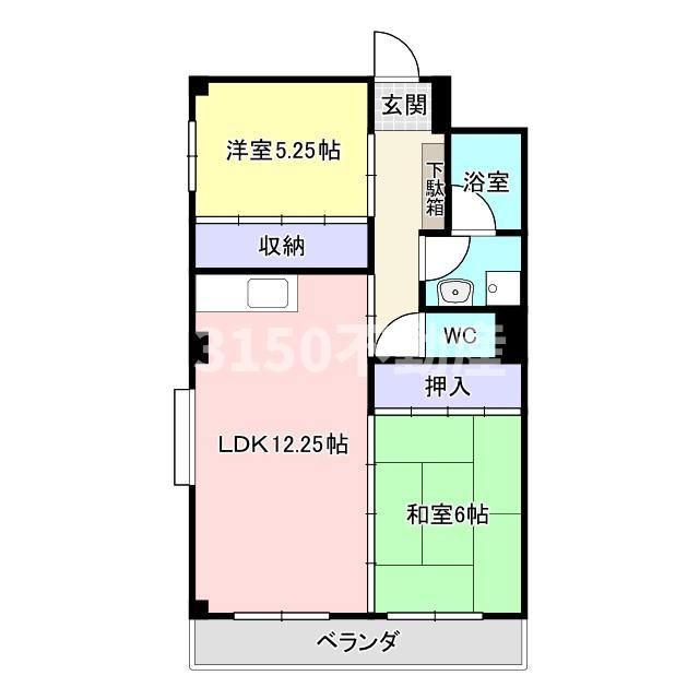 アミューズB.Rの間取り