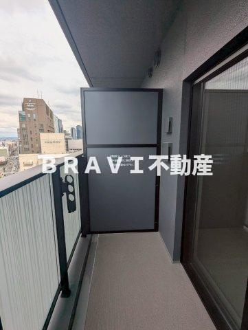 アーバネックス天満橋Frontのバルコニー