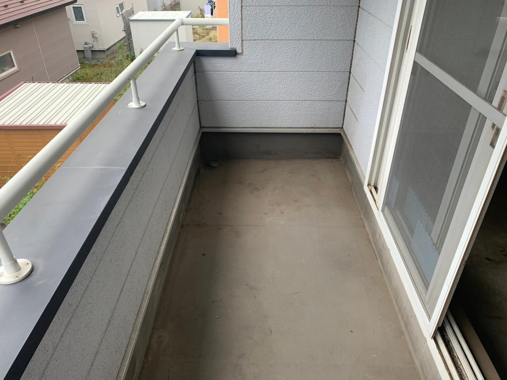 中古住宅　幕別町札内桂町のバルコニー