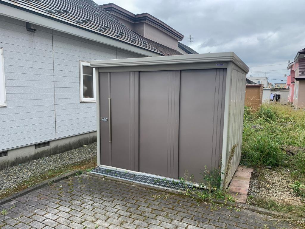 中古住宅　幕別町札内桂町の庭