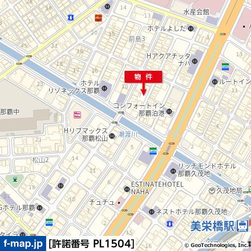 Dパーキング（前島3丁目第5）の地図