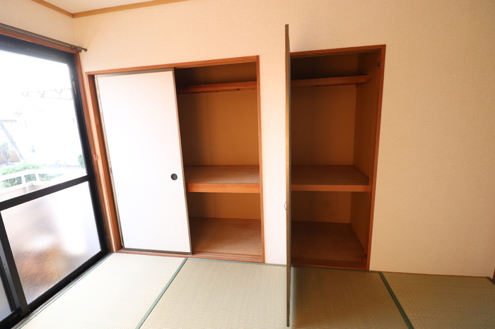 熊本市南区刈草２丁目のアパートの収納