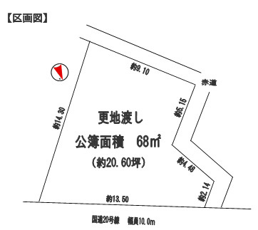 南浅川町　売地の土地図|当地形図は参考図であり、実測図ではありません。