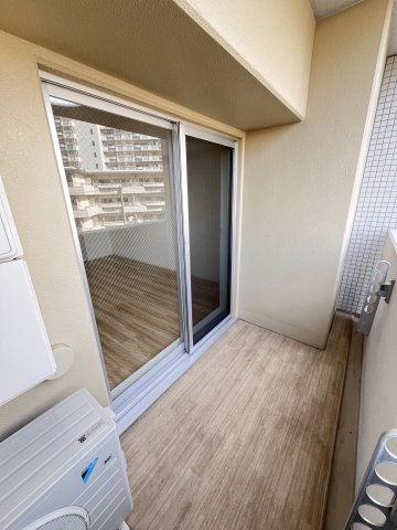 大阪市城東区蒲生２丁目の賃貸マンションのバルコニー