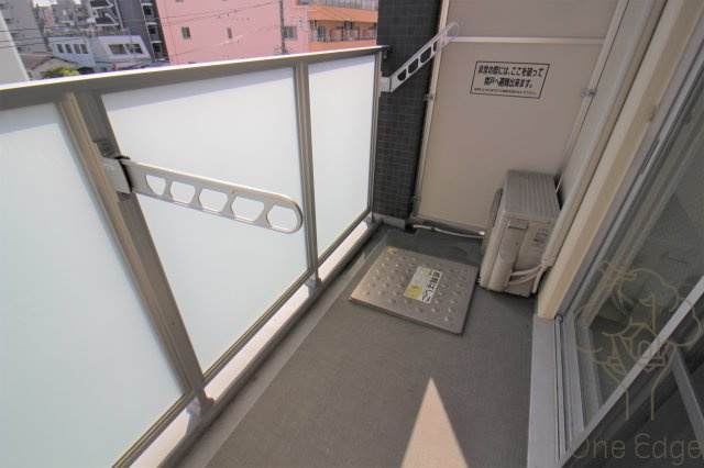LaCASA新北野のバルコニー
