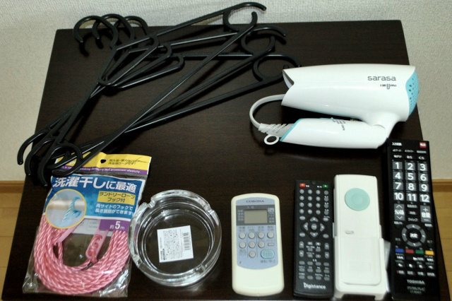 設置家具の一例です。家具家電一式付き！仲介手数料は半月分です！ 