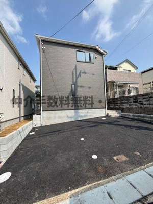 【前面道路含む現地写真】 | 神戸市西区富士見が丘4丁目　新築戸建1号棟　仲介手数料無料！ | 西区富士見が丘4　新築1号棟　仲介手数料無料！