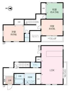 収納豊富な３LDKの間取り
