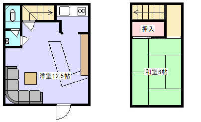 本町２丁目テナントの間取り