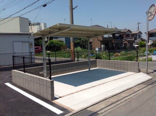 加古郡播磨町宮西２丁目のアパートのその他|駐輪場