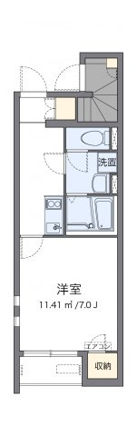 三木市自由が丘本町２丁目のアパートの間取り|代表的な間取のため実際の間取とは異なる場合があります