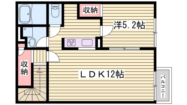 レオネクストわかばの間取り