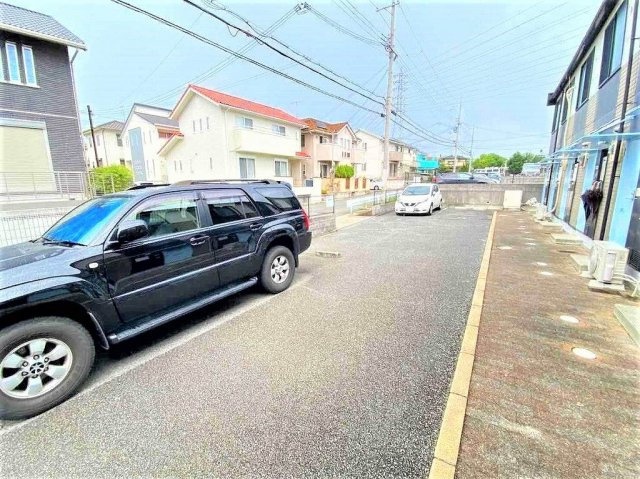 神戸市西区水谷２丁目のアパートの駐車場