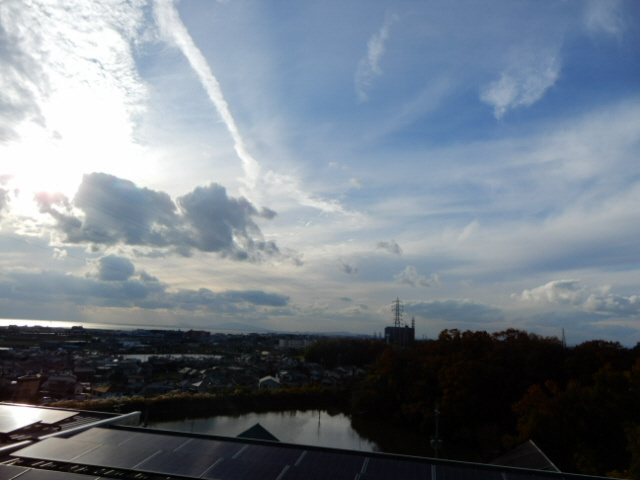 明石市魚住町金ケ崎のアパートの展望