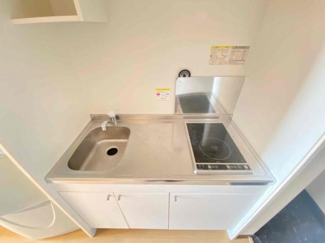 明石市魚住町金ケ崎のアパートのキッチン