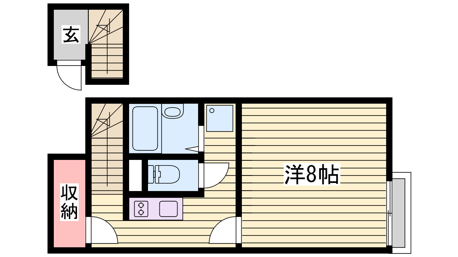 レオネクストプレザン今池の間取り