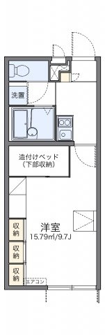 レオパレスグランプラージュの間取り