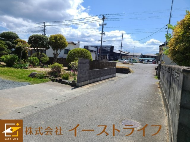 【新築戸建】　いわき市平中神谷3期　ラスト1棟の前面道路含む現地写真|東側4.0ｍの前面道路