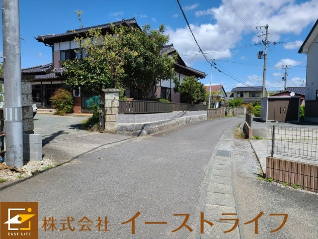 【新築戸建】　いわき市平中神谷3期　ラスト1棟の前面道路含む現地写真|東側4.0ｍの前面道路