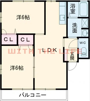 ハイム花みず樹【10.000円キャッシュバック対象物件】の間取り